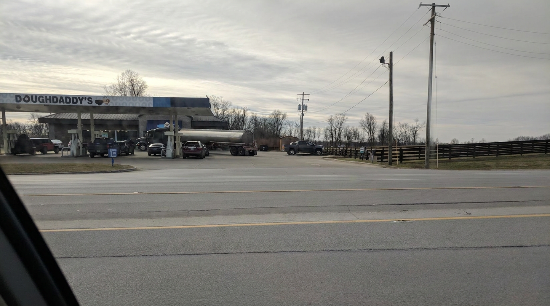 Inside a Kentucky gas station