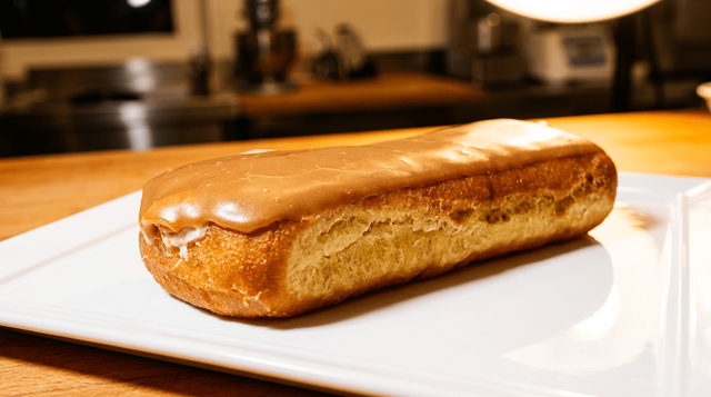 Caramel Fluffy Long John.